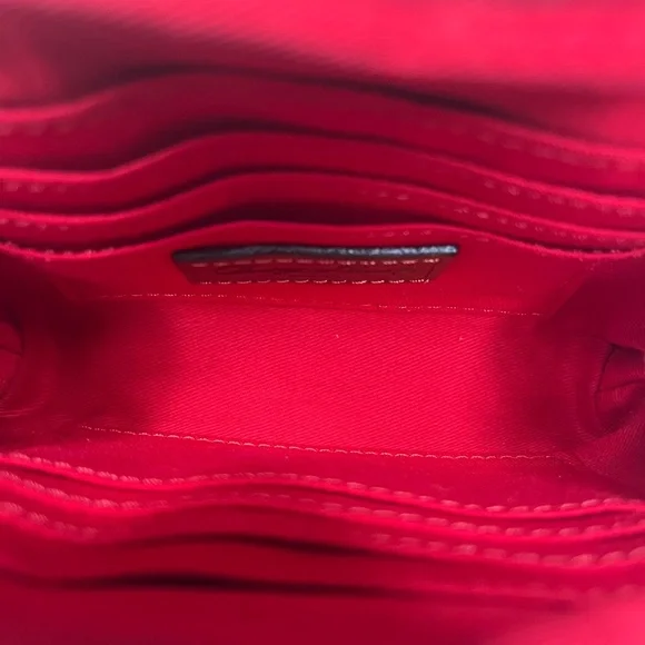 Dooney & Bourke Pebble Leather Large Framed Kisslock Coin Purse - Black - Picture 6 of 7